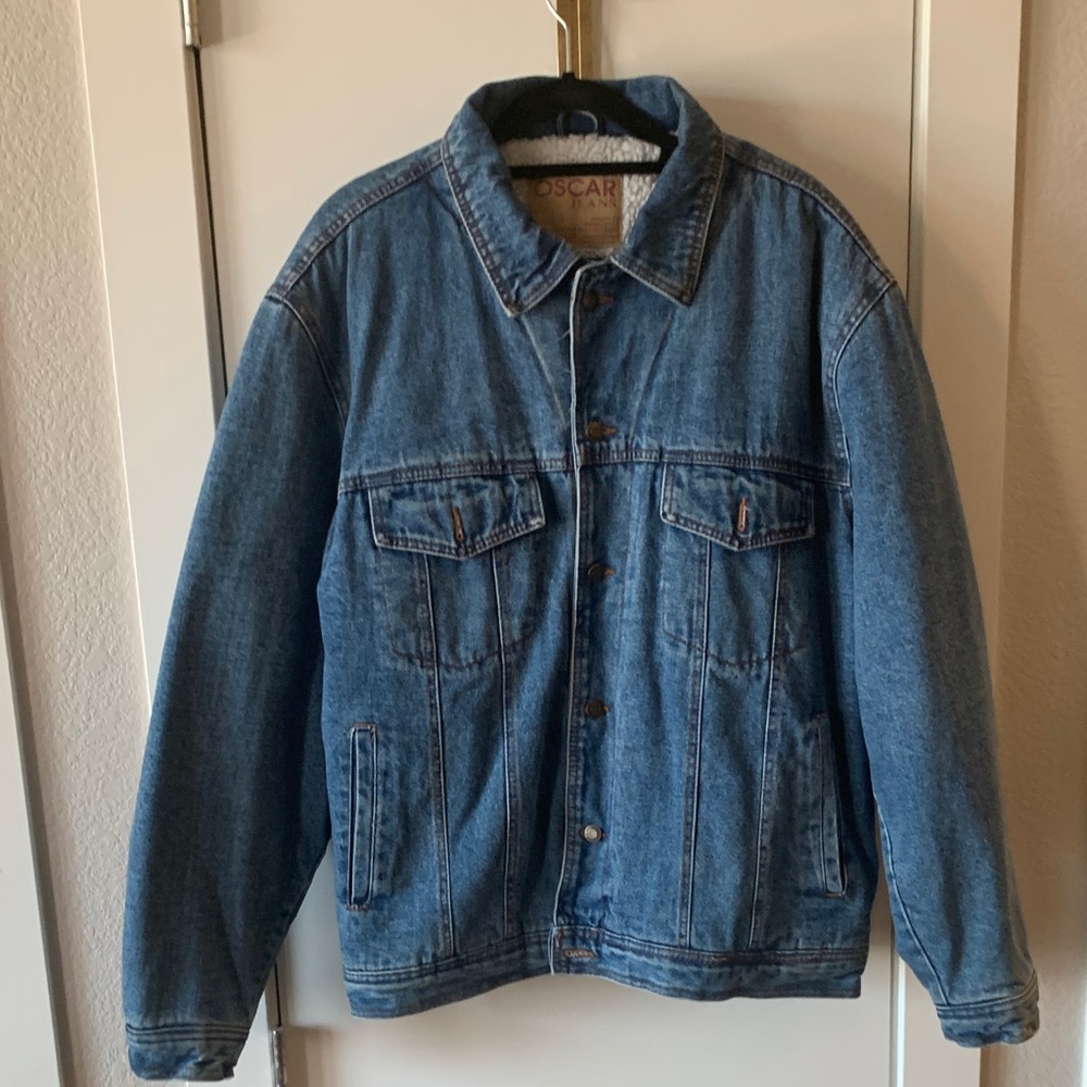 Oscar Men's Classic Blue Denim Jacket
